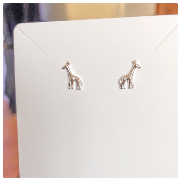 💕Super fun Giraffe Earrings Sterling Silver💕 - Picture 5 of 10